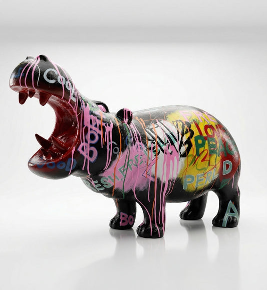 Graffiti Art Hippo