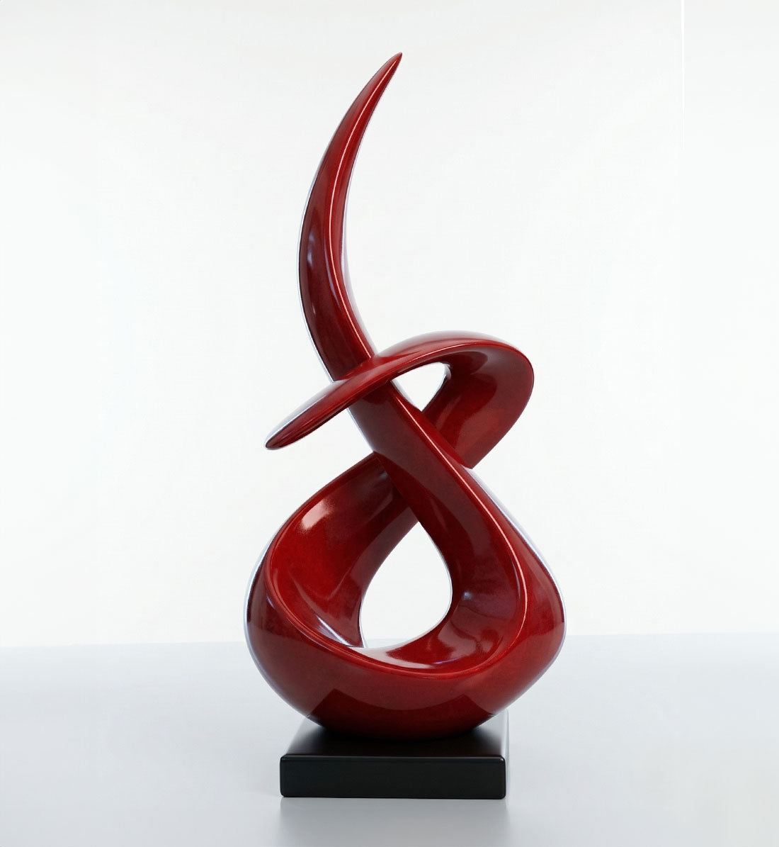 Crimson Abstract Ribbon