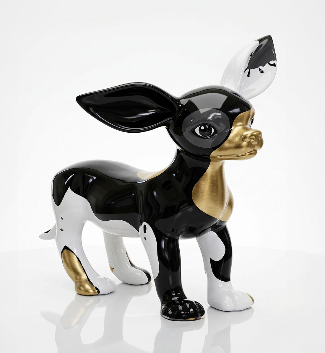 Noir & Gold Elegance Chihuahua